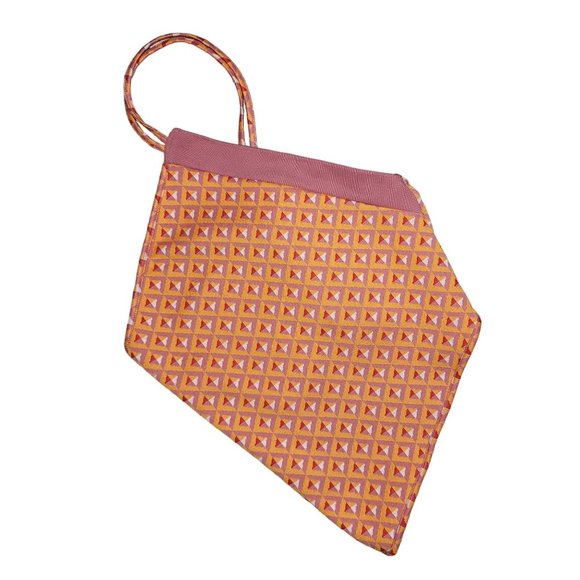 ZARA NWT asymmetrical colorful retro spaghetti bandana tank top orange size med - Picture 8 of 9